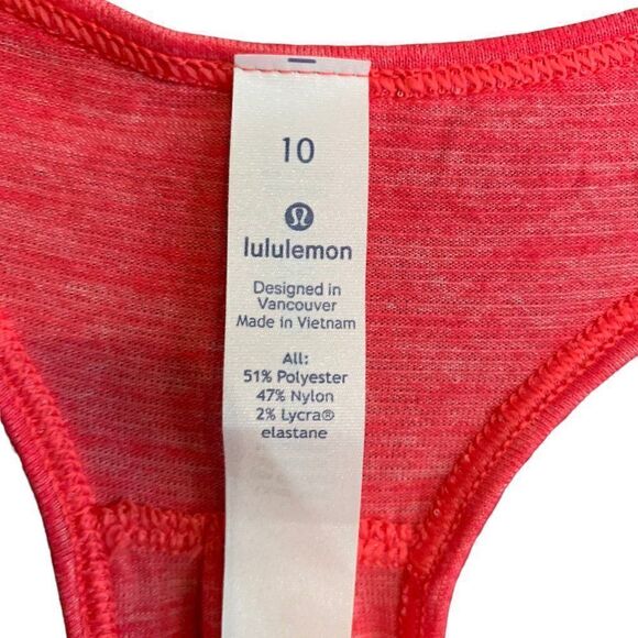 NWT Lululemon 105 Singlet Tank Top Size 10 - Picture 4 of 5